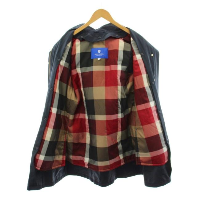 ブルーレーベルクレストブリッジ ファー付きロングコート Autumn