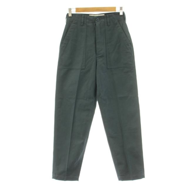 【中古】シンゾーン Shinzone THE SHINZONE べイカーパンツ ワークパンツ ジップフライ 32 青 ブルー 15AMSPA18