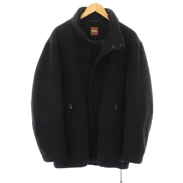 【中古】ヒューゴボス HUGO BOSS STRETCH OSWALL-W 中綿ジャケット アウター 黒 ブラック /TK ■ECD003 メンズ
