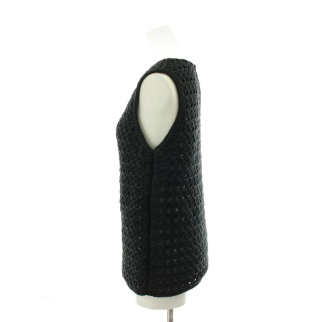 【中古】マックスマーラ MAX MARA ニットベスト プルオーバー M 黒 ブラック 13611128 /AN68 ■ECD003 レディース_1