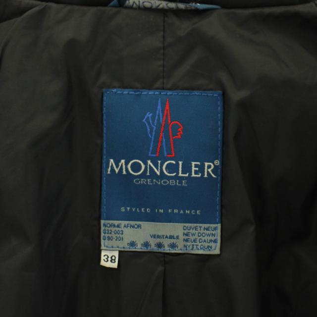 【中古】モンクレール MONCLER 青タグ ダウンジャケット アウター 38 黒 ブラック /AN19 ■ECD003 レディース_3