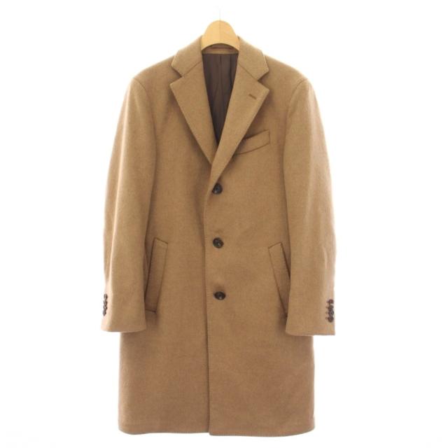 中古】ラルディーニ LARDINI チェスターコート ロング キャメル 46