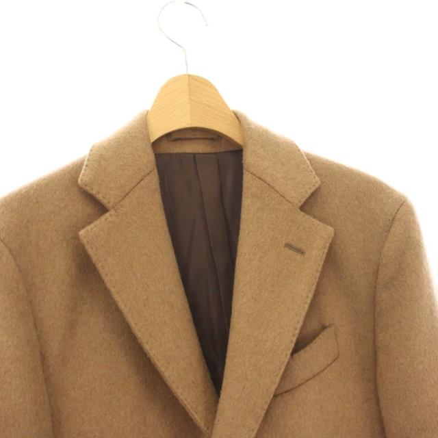 中古】ラルディーニ LARDINI チェスターコート ロング キャメル 46