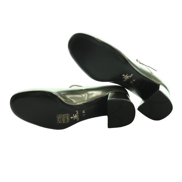 【中古】プラダ PRADA パンプス 35.5 しろがね色色合い /SS ■os ■ECE004 レディース