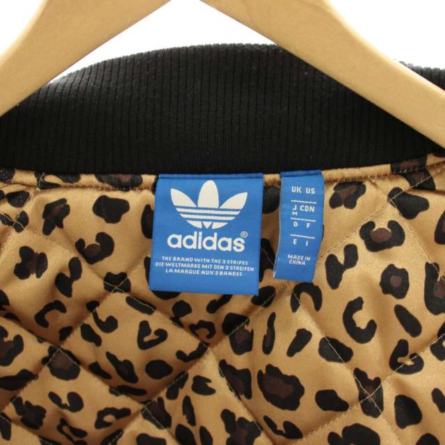 【中古】アディダスオリジナルス originals STADIUM JKT スタジャン ブルゾン ワッペン 裏地ヒョウ柄 M M33848_6