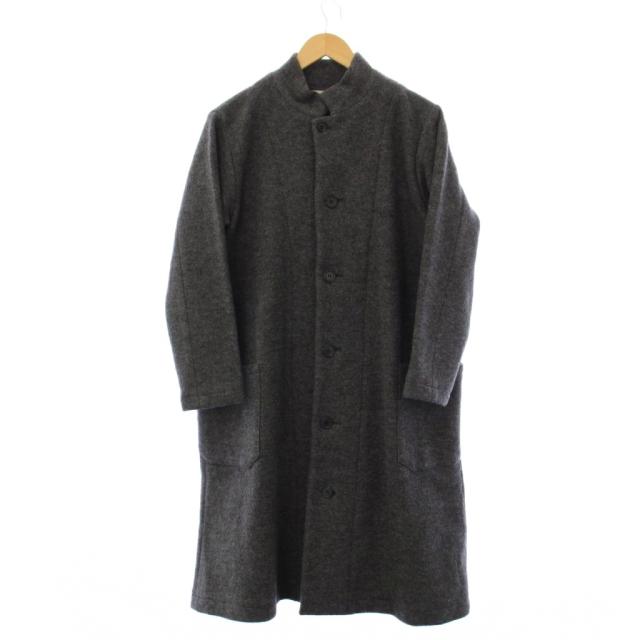 【中古】プランテーション plantation ロングコート ウール アウター M グレー PL63JA289 /YM ■ECE004 レディース