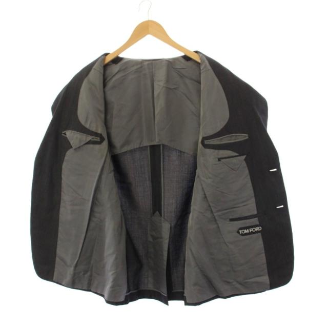 【中古】トムフォード TOM FORD シングルスーツ セットアップ 上下 テーラードジャケット パンツ 52R_2