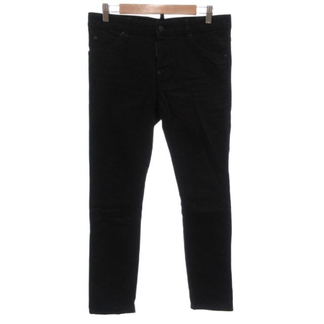 【中古】ディースクエアード DSQUARED2 デニムパンツ ジーンズ スキニー 42 ストレッチ フルレングス ボタンフライ