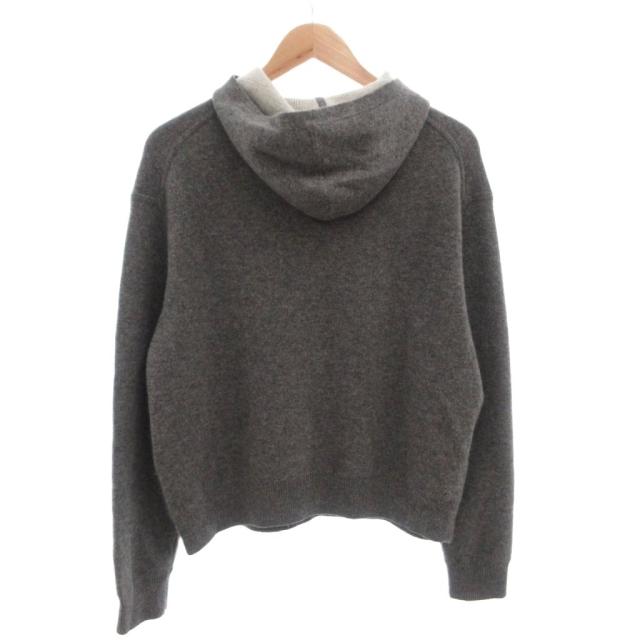 【中古】アクネ ストゥディオズ Acne Studios カシミヤニット パーカー プルオーバー 長袖 S グレー_1