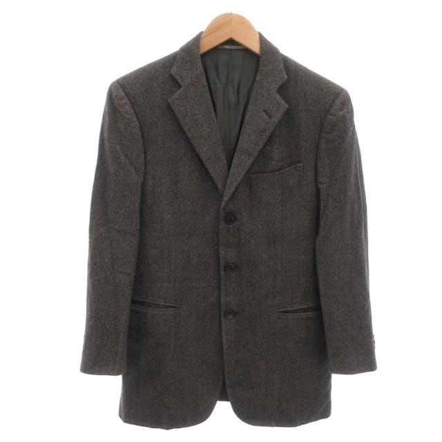 【中古】サルトリオ SARTORIO スーツ セットアップ シングル ビジネス ジャケット パンツ ウール グレー /FF_1