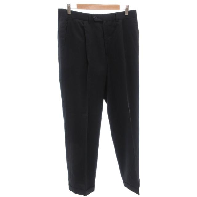 【中古】ジバンシィ GIVENCHY スーツ セットアップ シングル ビジネス ウール ジャケット パンツ 48 紺 ネイビー_3