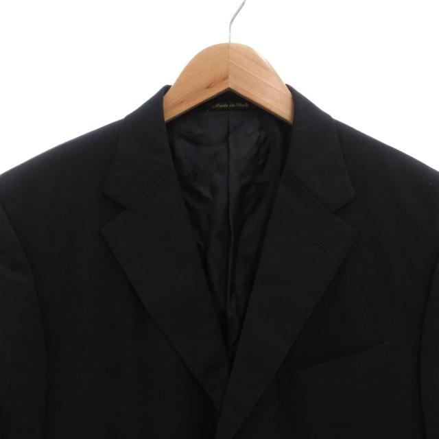 【中古】ジバンシィ GIVENCHY スーツ セットアップ シングル ビジネス ウール ジャケット パンツ 48 紺 ネイビー_5