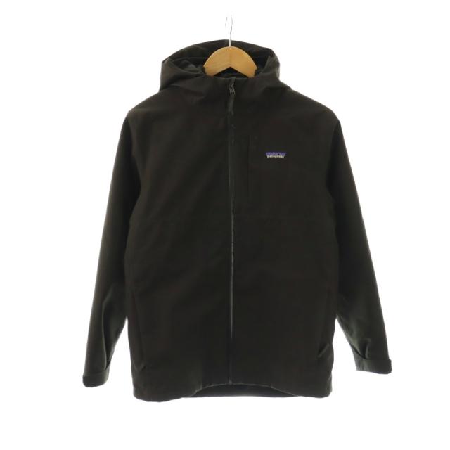 【中古】パタゴニア Patagonia ジャケット ジップアップ フード XL ブラック /DO ■ECE004 キッズ