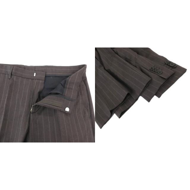 【中古】ヒューゴボス HUGO BOSS 美品 セットアップ テーラードジャケット シングル パンツ スラックス スーツ_6