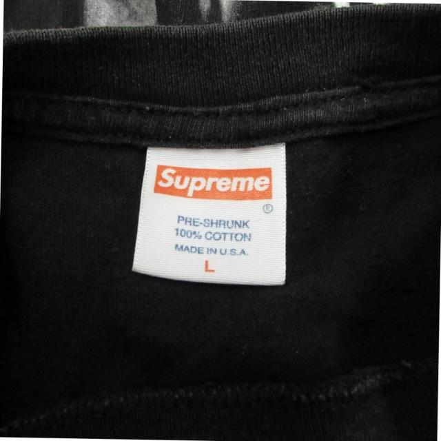 【中古】シュプリーム SUPREME Tシャツ L 黒 ブラック 半袖 ロゴプリント クルーネック /RN ■ECD004 メンズ_4