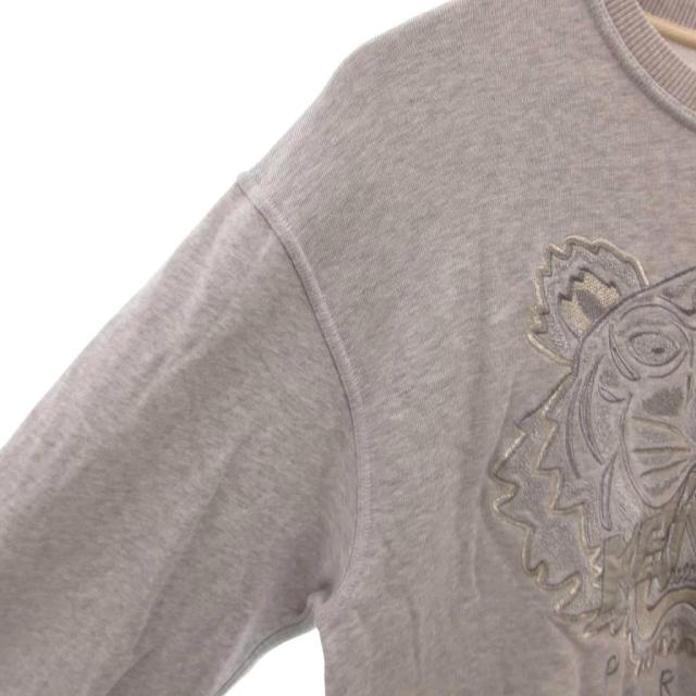 【中古】ケンゾー KENZO 流汗 調教師 ロゴタイプ 刺しゅう 長袖 M 薄墨色 /FF ■ECE005 メンズ