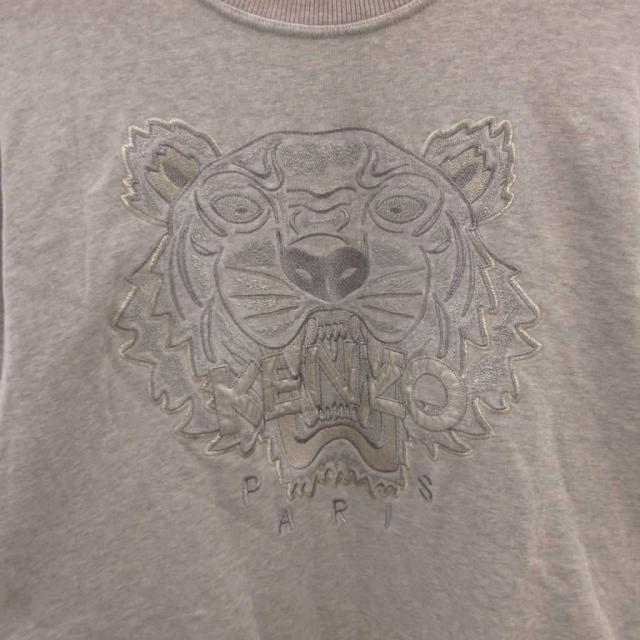 【中古】ケンゾー KENZO 流汗 調教師 ロゴタイプ 刺しゅう 長袖 M 薄墨色 /FF ■ECE005 メンズ