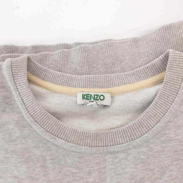 【中古】ケンゾー KENZO 流汗 調教師 ロゴタイプ 刺しゅう 長袖 M 薄墨色 /FF ■ECE005 メンズ