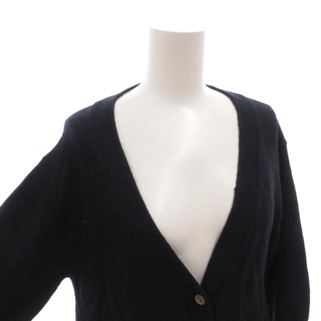 【中古】ヨーコチャン YOKO CHAN カーディガン ニット ウール Vネック 38 紺 ネイビー /FF ■GY74 レディース_3