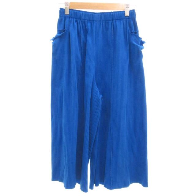 【中古】ミーイッセイミヤケ me ISSEY MIYAKE 内部アウト 筋目ズボン下 遊撃手 二分の一 他愛もない 広広とした
