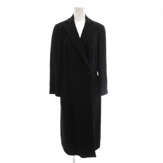 【中古】ジョルジオアルマーニ GIORGIO ARMANI Cappotto Donna チェスターコート ロング ダブルブレスト 70