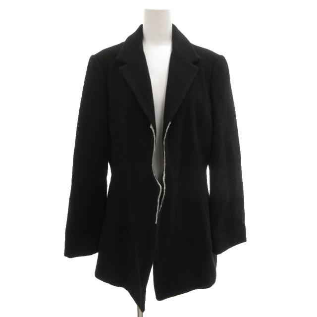 【中古】ヨウジヤマモト YOHJI YAMAMOTO ウールジャケット テーラードカラー ノッチドラペル ウール 2 黒 ブラック