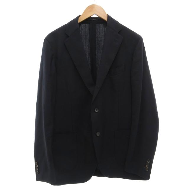【中古】ラルディーニ LARDINI テーラードジャケット シングル 3B2 段返り サイドベンツ ウール イタリア製 52 7REG