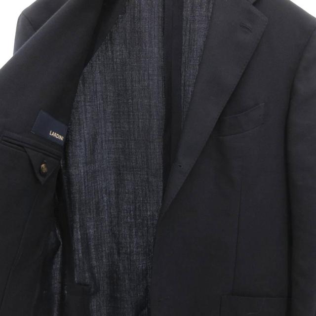 【中古】ラルディーニ LARDINI テーラードジャケット シングル 3B2 段返り サイドベンツ ウール イタリア製 52 7REG_3