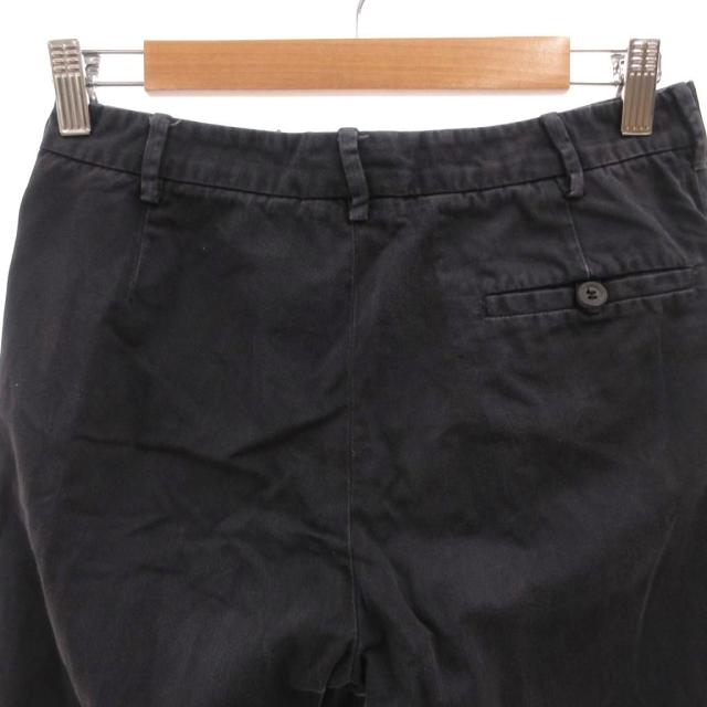 【中古】プラダ PRADA チノズボン下 引っ切りない 綿織物 イタリア製 40 紺 米国海軍 /FF ■ECD005 レディース