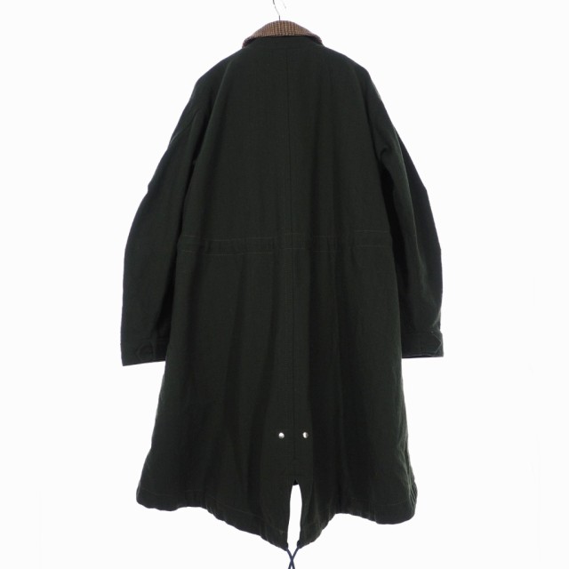 中古】サカイ sacai 18AW 再構築 ツイード ウール ドッキング モッズ