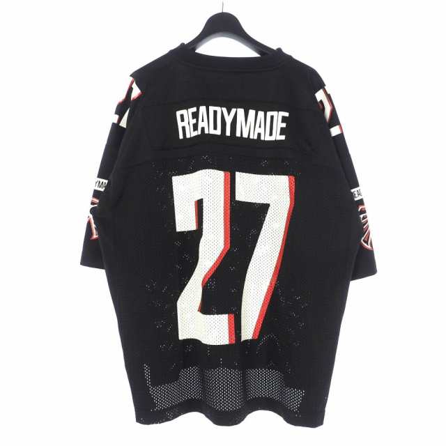 【中古】レディメイド　READYMADE 22SS ナンバリング メッシュゲームシャツ Tシャツ カットソー O/S 黒｜au PAY マーケット