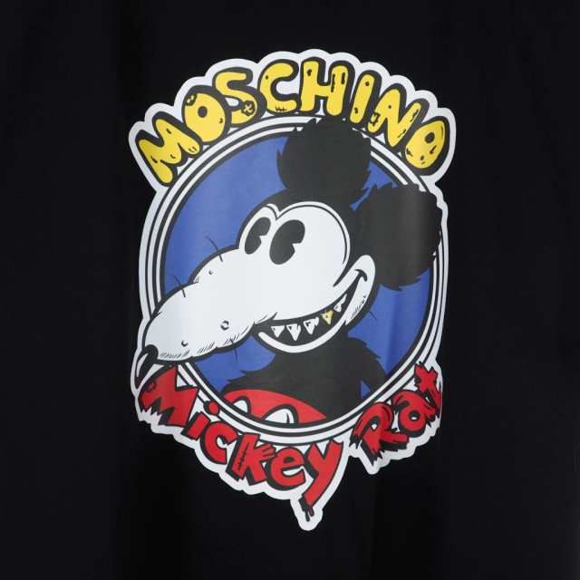 中古】未使用品 モスキーノ MOSCHINO 20SS ネズミプリント Tシャツ