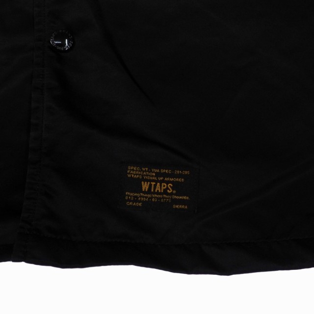 激安通販の ブラック コーチジャケット WTAPS SIZE ◇3109/宮竹店