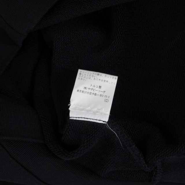 【中古】ドリスヴァンノッテン DRIES VAN NOTEN 袖刺繍 スウェット トレーナー S ブラック 黒 国内正規 メンズ｜au PAY  マーケット