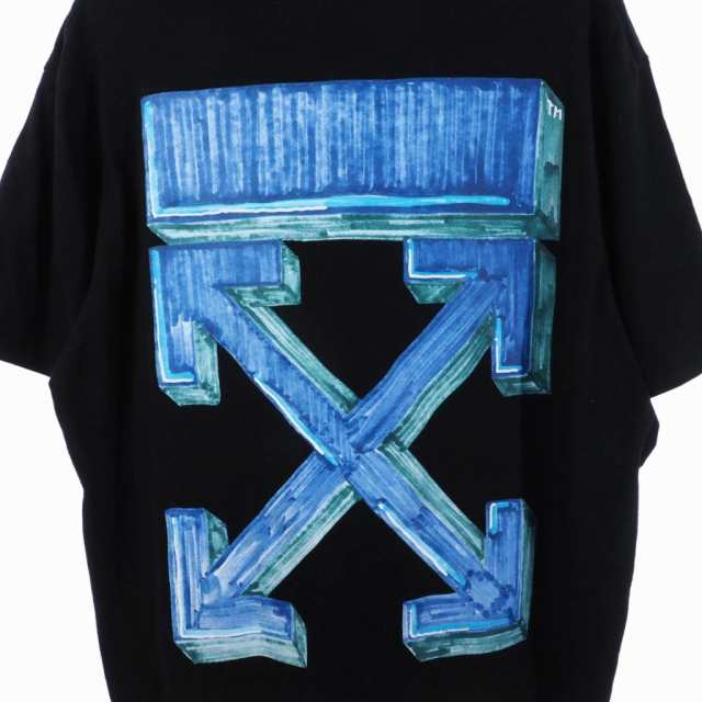 中古】オフホワイト OFF WHITE 20AW MARKER S/S TEE マーカーショート