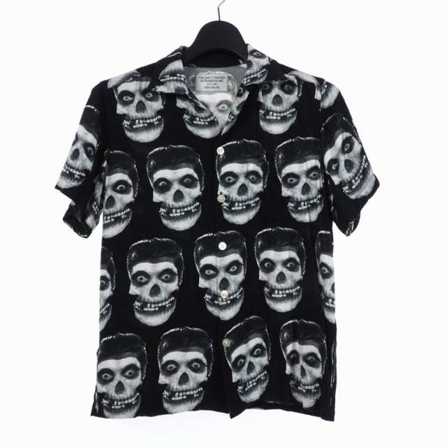 中古】ワコマリア WACKO MARIA 13SS REGENT SKULL ALOHA SHIRT