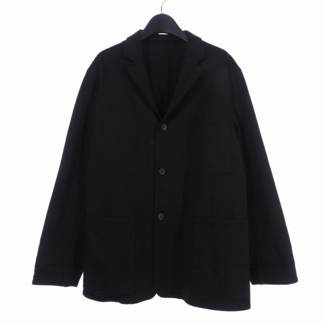 【中古】グラフペーパー Graphpaper FRENCH WORK SWEAT JACKET フレンチ ワーク ジャケット 上着 1 黒 ブラックの通販は