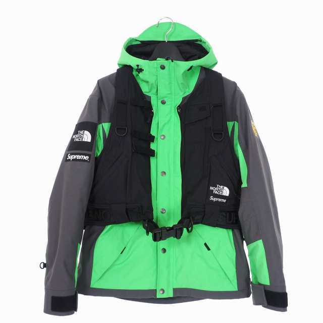 【中古】SUPREME × THE NORTH FACE 20SS RTG JACKET マウンテンパーカー ベスト ドッキング S グリーン 緑