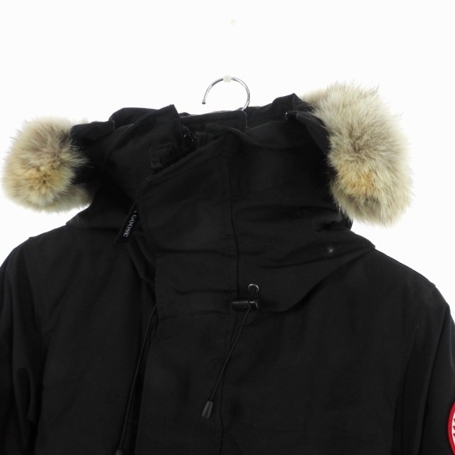 【中古】カナダグース CANADA GOOSE jasper parka ジャスパー パーカー ダウンジャケット ブルゾン XS 黒 ブラック｜au  PAY マーケット