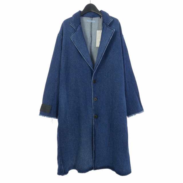 【中古】未使用品 ジエダ Jieda DENIM OVER COAT デニム オーバーコート 1 インディゴ Jie-23W-JK04-A メンズ