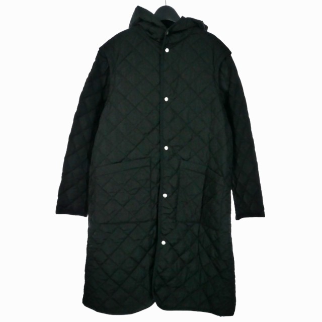 【中古】未使用品 アンデコレイテッド UNDECORATED 22AW RE: PL PADDED COAT 2WAY キルティング パデッドコート 3 黒