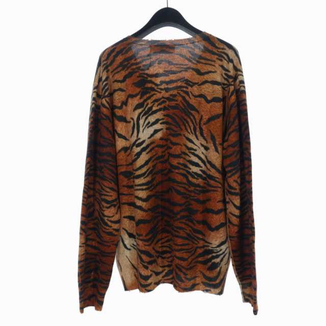 【中古】ディースクエアード DSQUARED2 アニマル 虎柄 セーター ロゴ XS マルチカラー S75HA1157 国内正規 メンズの通販は