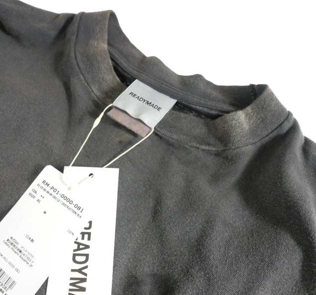 【中古】未使用品 レディメイド　READYMADE 24AW LS T DESTRUCTION ロングスリーブ Tシャツ 長袖 XL ブラック