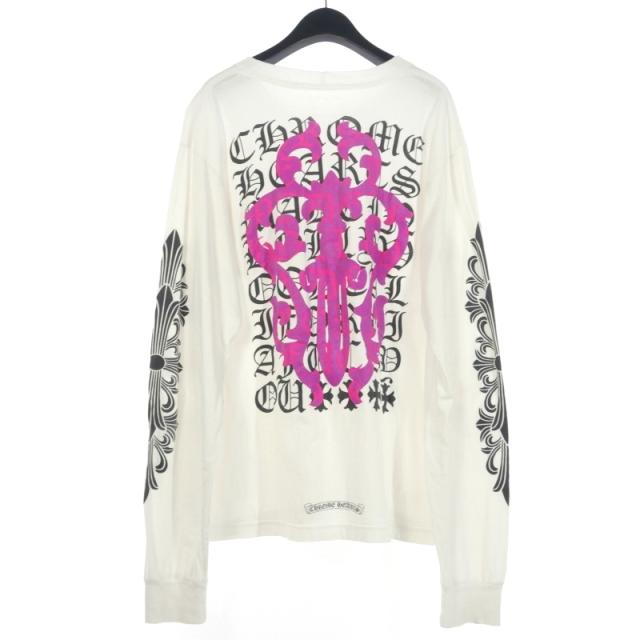 【中古】クロムハーツ CHROME HEARTS DAGGER EYE CHART LS ダガー プリントTシャツ 長袖カットソー クルーネック Lの通販は 45,370円