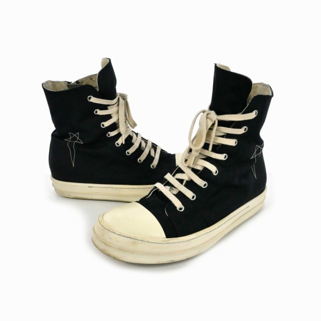 【中古】ダークシャドウ DRKSHDW リックオウエンス Rick Owens PENTAGRAM LOGO SNEAKS スニーカーズ ハイカット