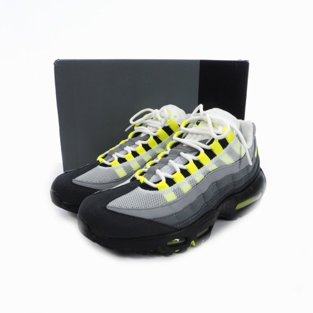 【中古】ナイキ NIKE Air Max 95 OG Neon Yellow エアマックス95 OG ネオンイエロー イエローグラデ スニーカー 26?p