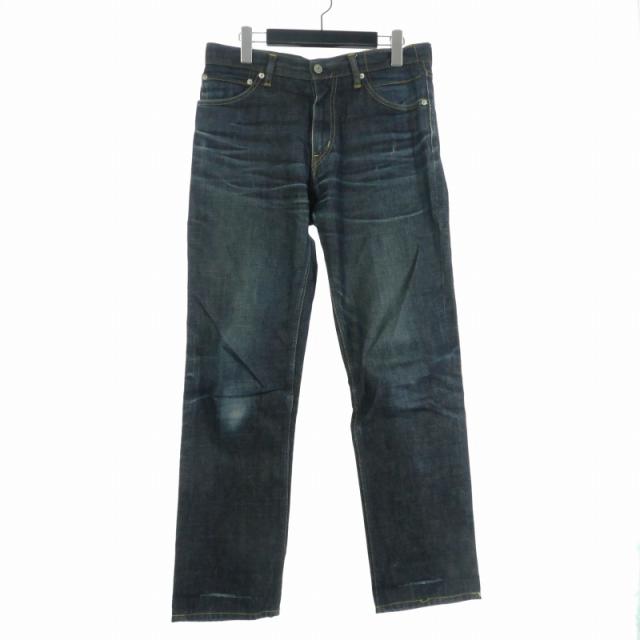 【中古】ビズビム VISVIM FLUXUS DENIM 03R デニムパンツ ジーンズ W32 L30 インディゴ 0114105005003 メンズの通販は 10,620円