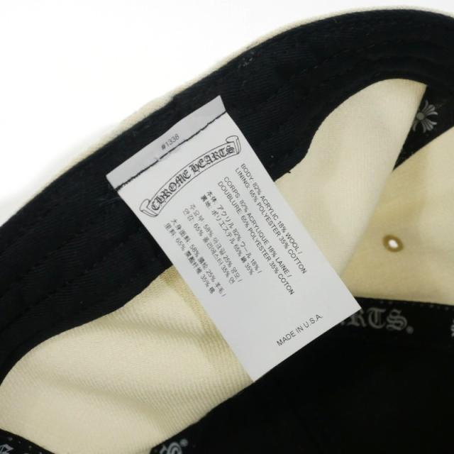 【中古】クロムハーツ CHROME HEARTS VINY HEART ハート ベースボールキャップ クロスボール 刺? 7 2/1 中古】クロムハーツ CHROME HEARTS VINY HEART ハート ベースボール
