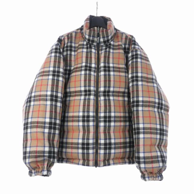 【中古】シュプリーム SUPREME 24AW Reversible Puffer Jacket リバーシブル 中綿 ジャケット ブルゾン S 黒 ブラック