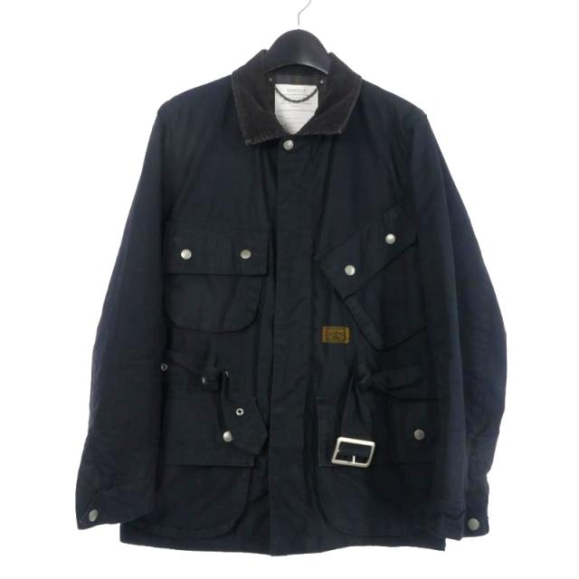 【中古】ネイバーフッド NEIGHBORHOOD DARTFORD/C-COAT デッキコート ジャケット ブルゾン 襟コーデュロイ切替 S